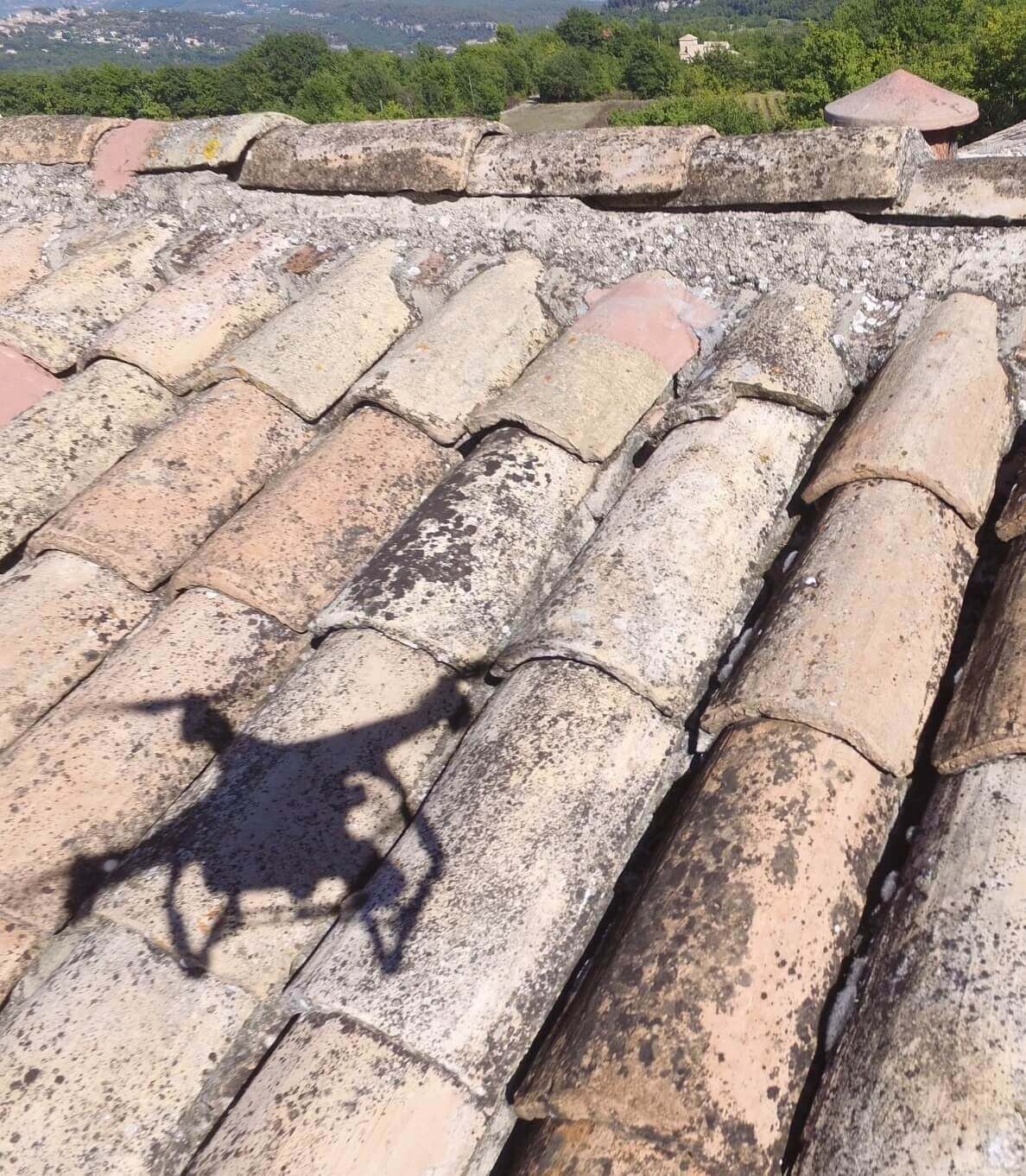 inspection de toiture par drone