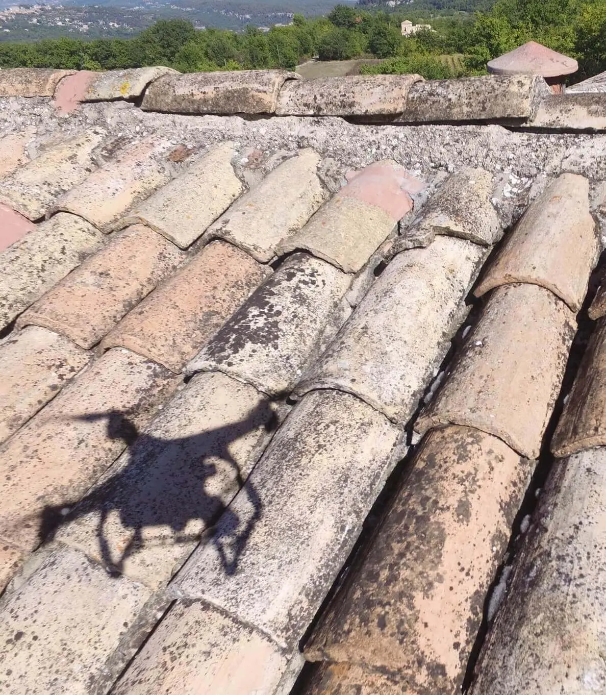 inspection de toiture par drone