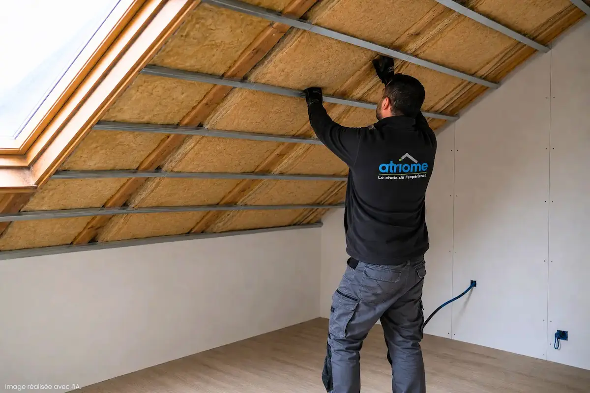 travaux isolation thermique combles aménagés par l'intérieur