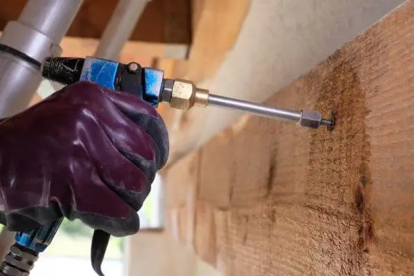 Traitement curatif de charpente en bois