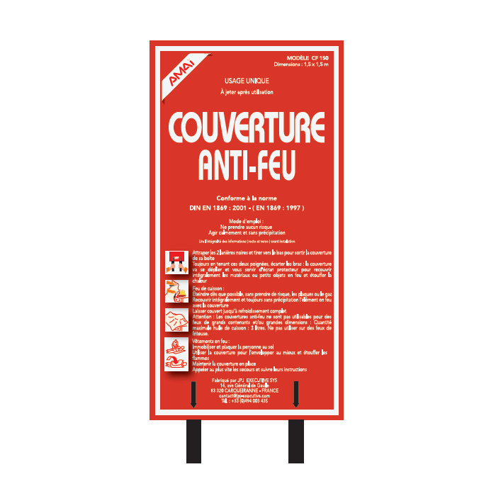 couverture anti feu incendie