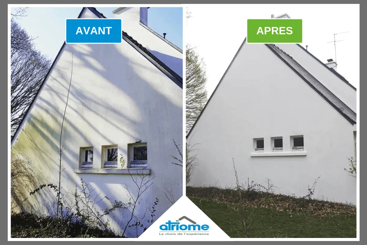 nettoyage et hydrofuge de façade à lorient atriome 56