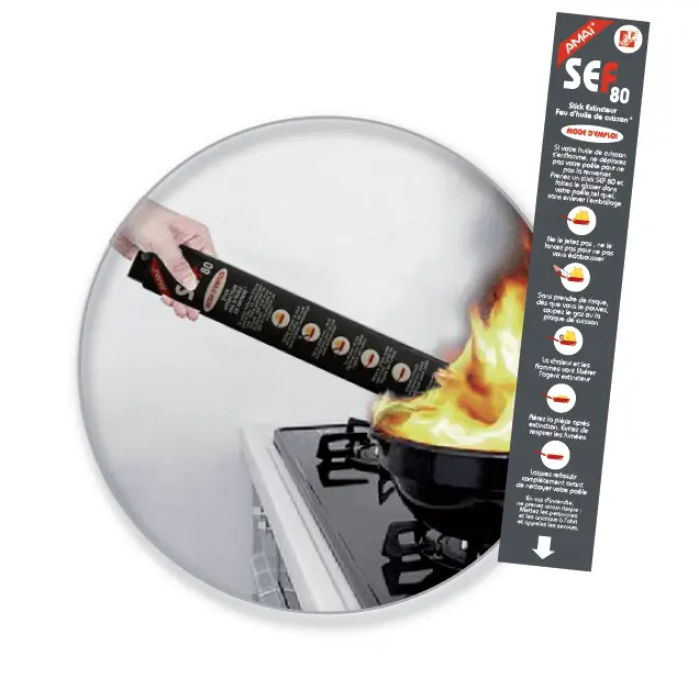 stick extincteur feu huile sef80