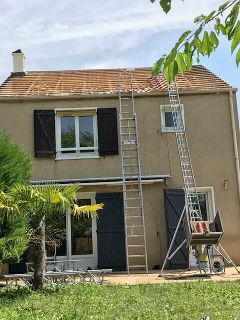 Réfection de toiture et Hydrofuge façade à Vert-Saint-Denis - Société 91 ATM