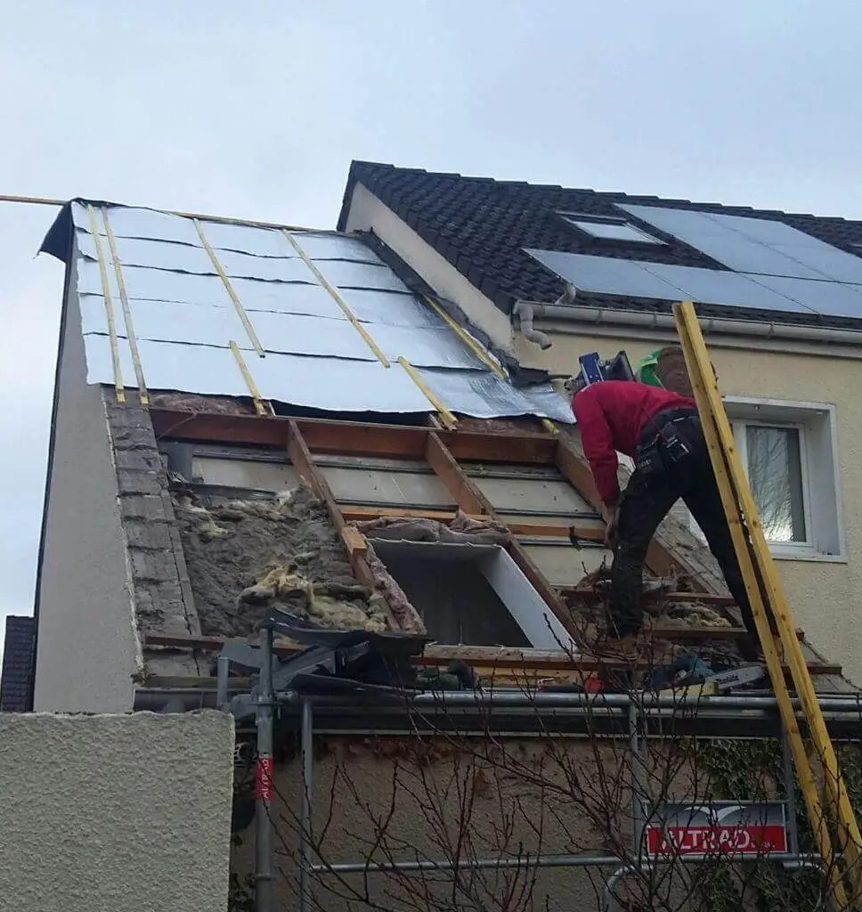 Changement d’isolation + protection sous toiture à Montigny Le Bretonneux