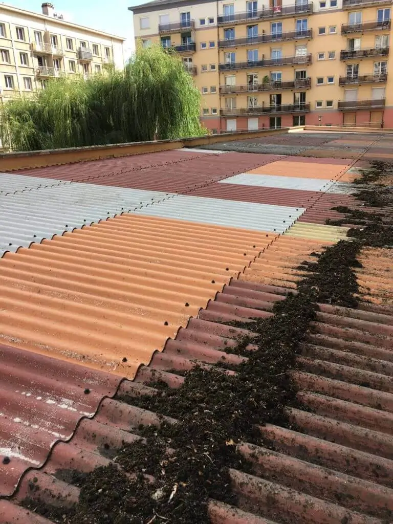 Hydrofugation de toiture fibrociment Barentin