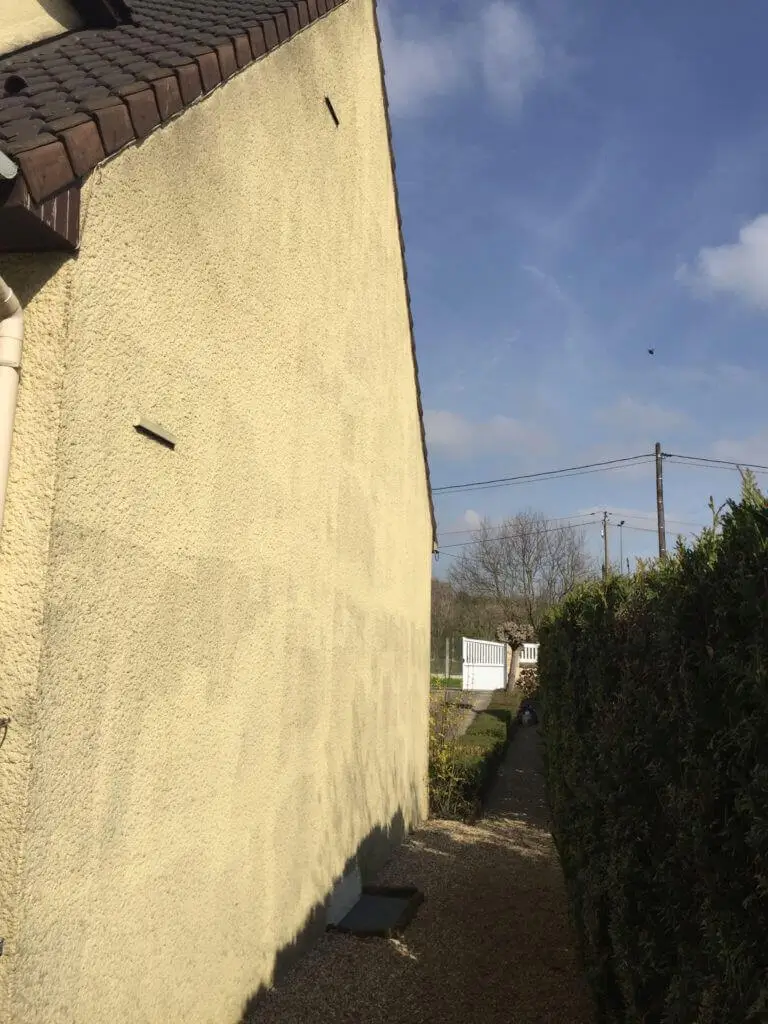 Rénovation façade hydrofuge colorée