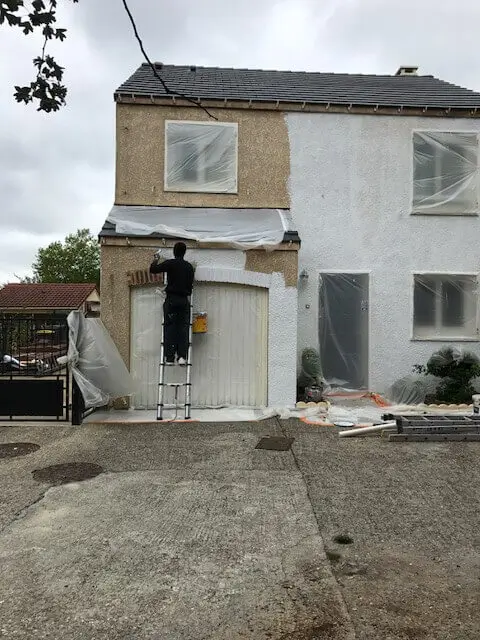 travaux de rénovation façade