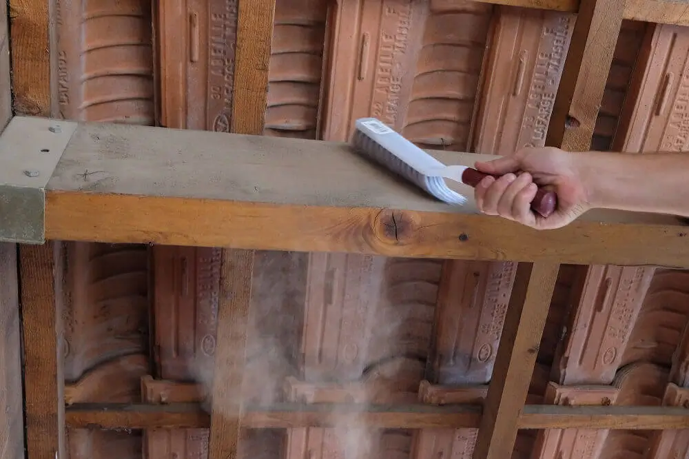 Traitement curatif de charpente en bois