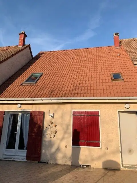 hydrofuge de toiture rouge brique