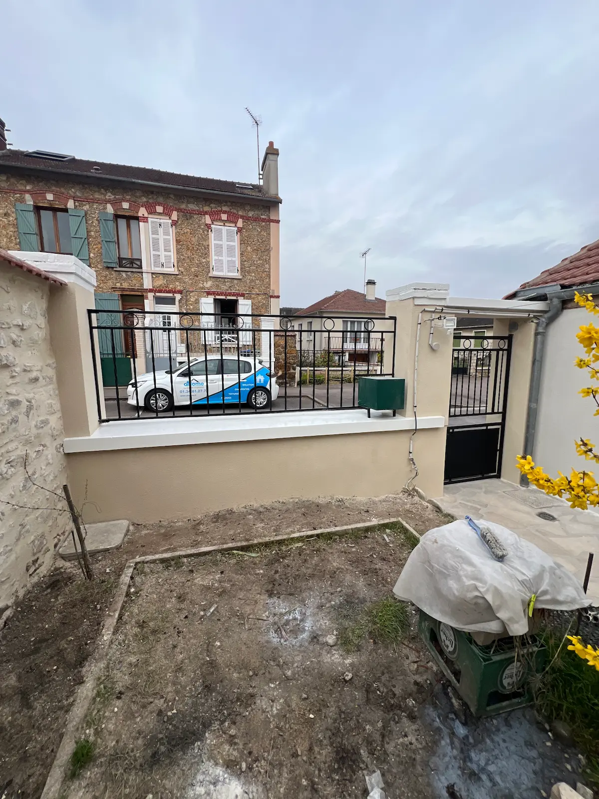 Rejointoiement de mur en pierre Mantes-la-Jolie