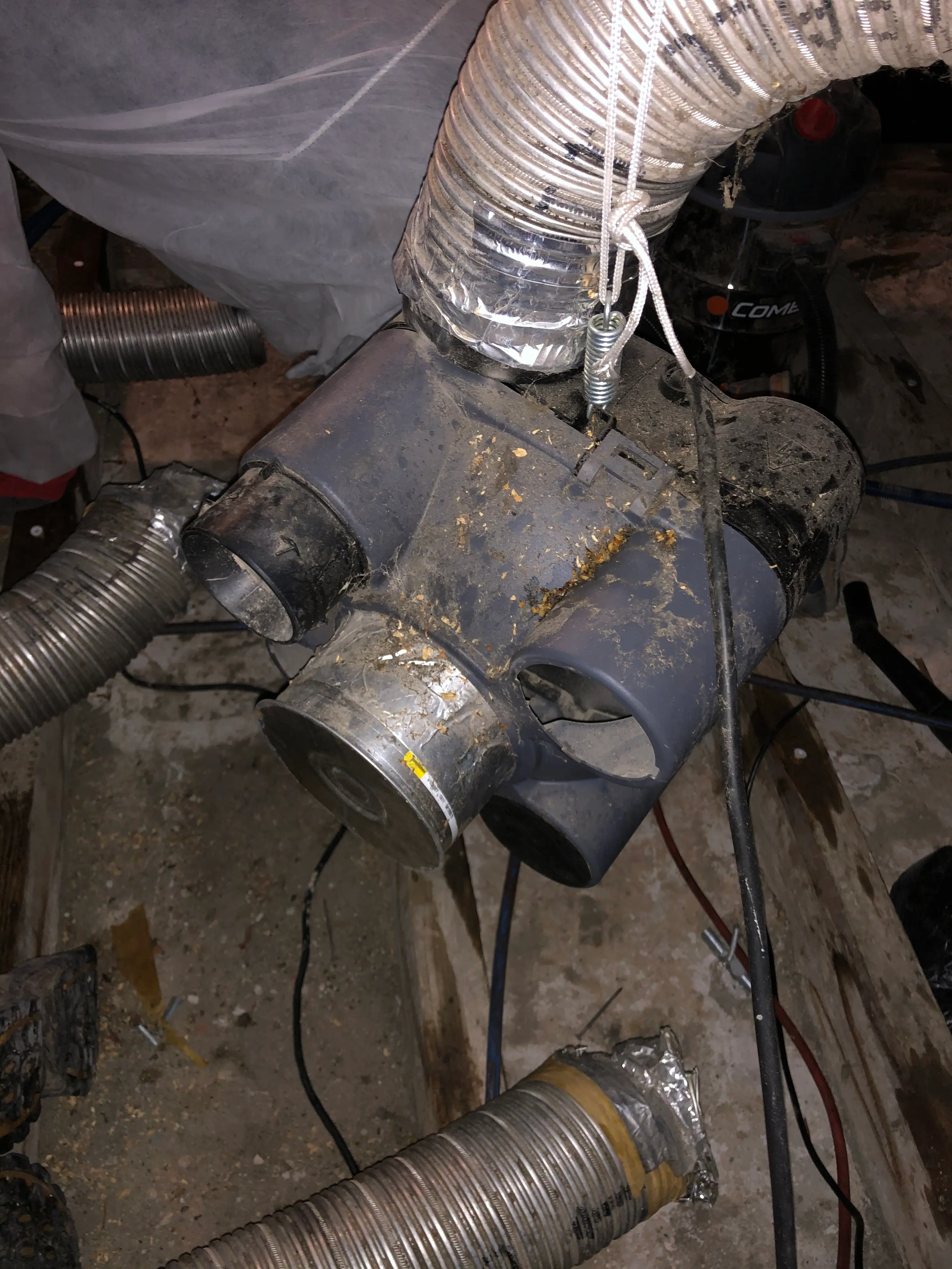 avant remplacement VMC à Orgeval