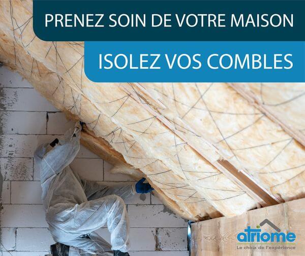 isolation des combles perdus atriome