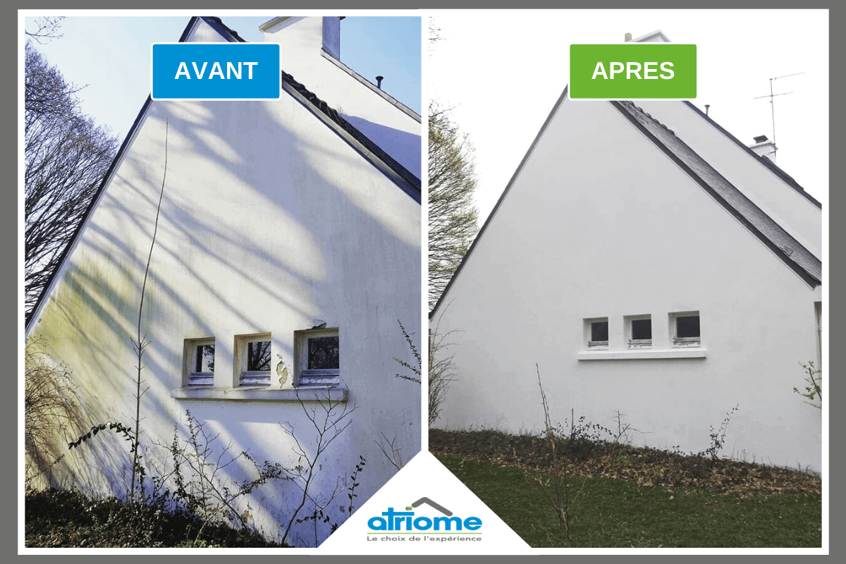 nettoyage et hydrofuge de façade à lorient atriome 56